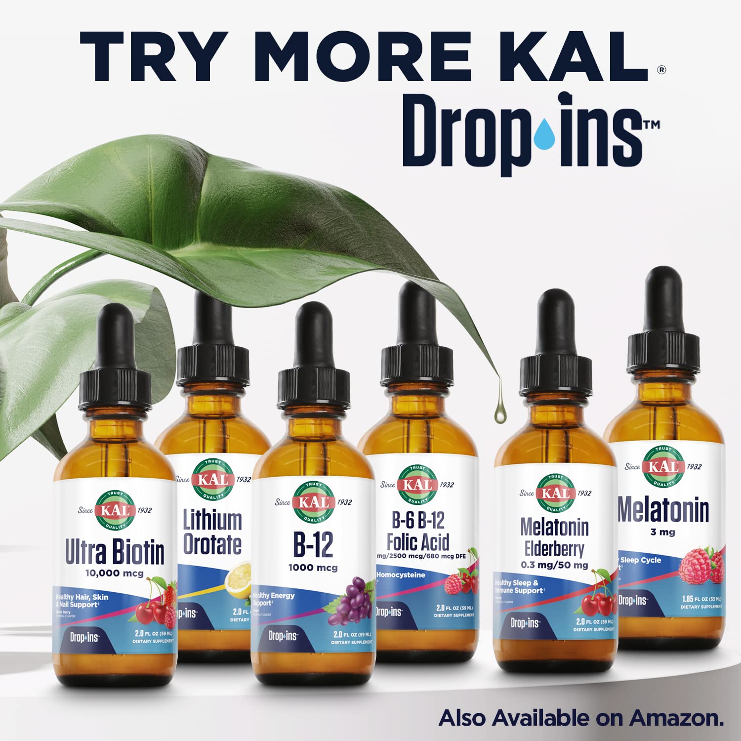 KAL D3 K2 DropIns product with citrus fruits for flavour context