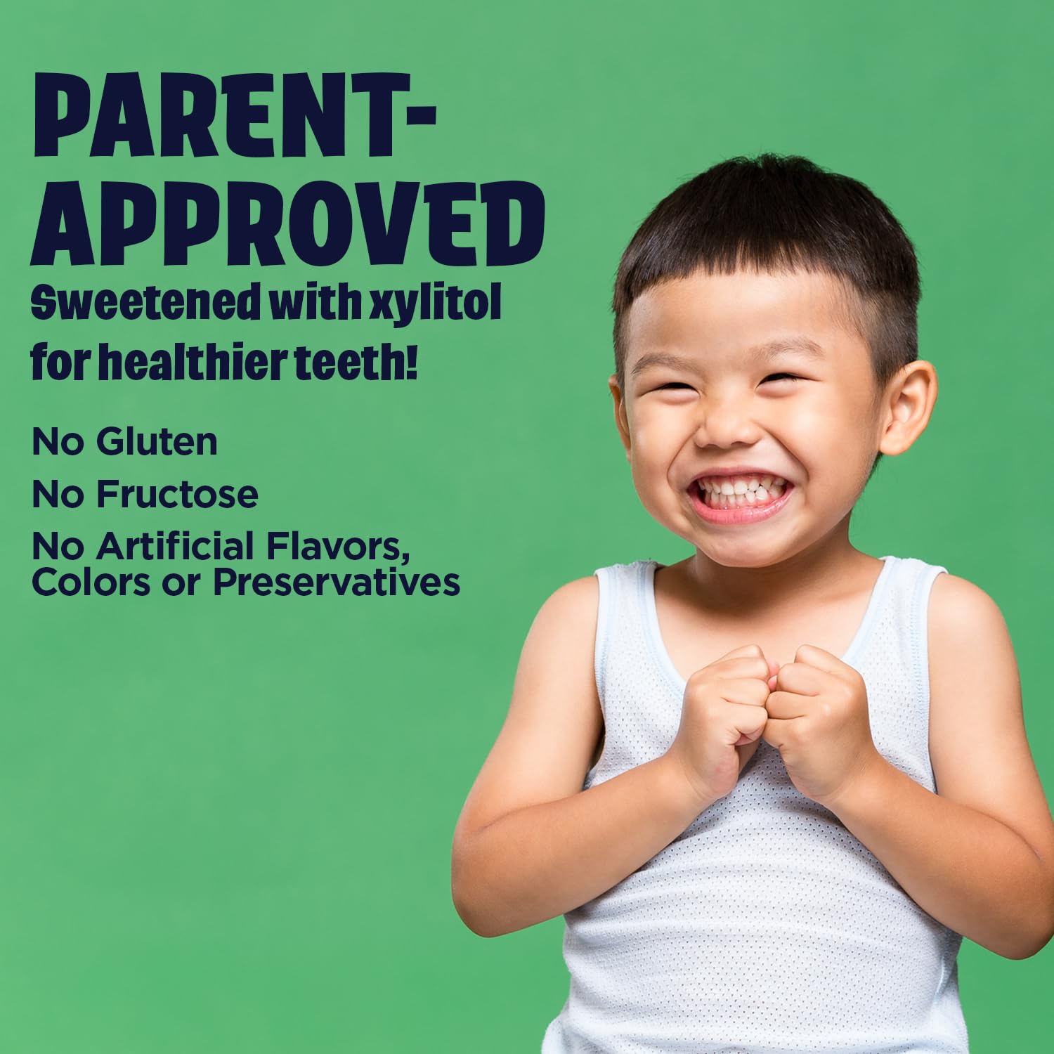 KAL Kids Multivitamins chewable close-up of dinosaur shape