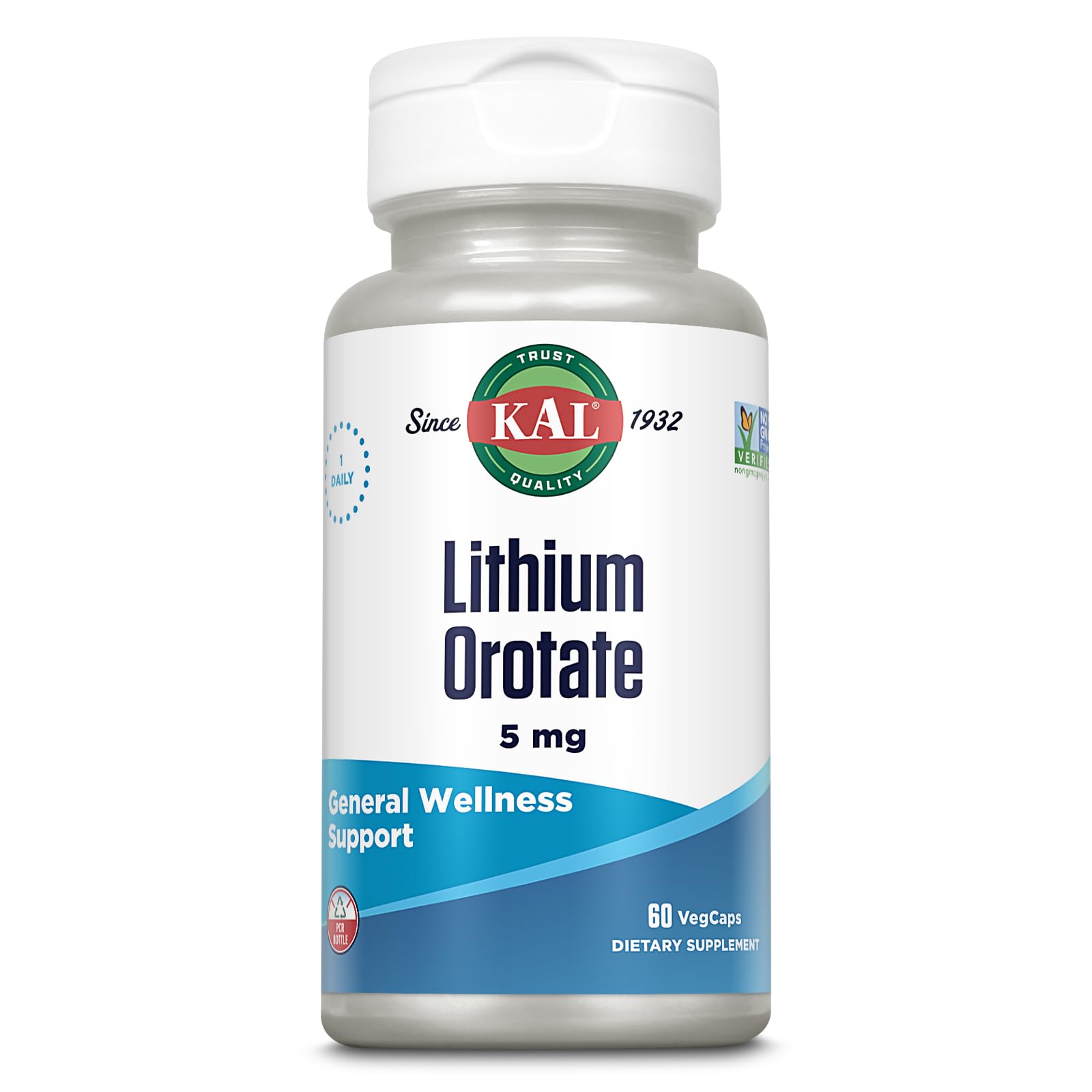KAL Lithium Capsules 60 count front view
