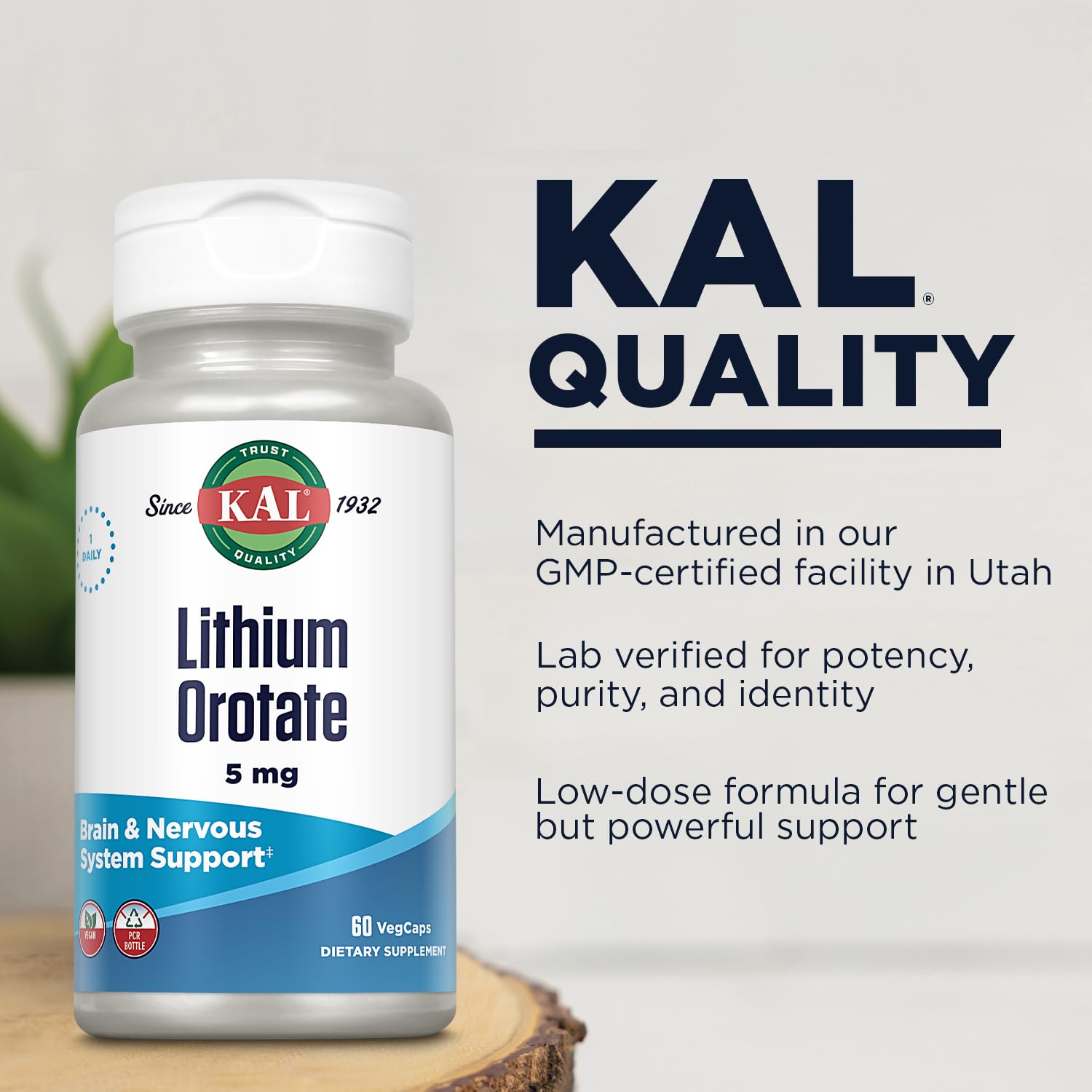 KAL Lithium Capsules close-up of a single capsule