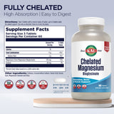 KAL Magnesium Bisglycinate bottle side view
