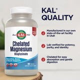 KAL Magnesium Bisglycinate bottle with measuring scoop