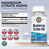 KAL Magnesium Citrate 400mg Capsules packaging