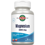 KAL Magnesium Complex 500mg supplement front view packaging