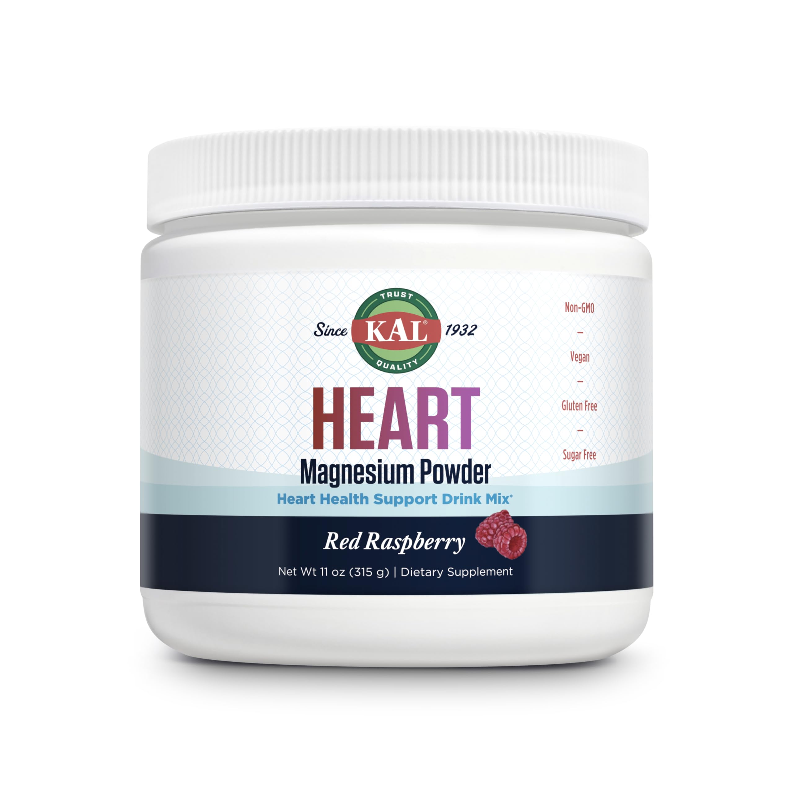 KAL Magnesium daily wellness Support Drink Mix 340g front view
