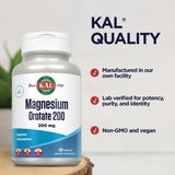 KAL Magnesium Dietary Supplement opened container with capsules
