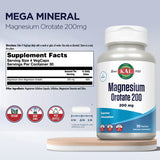 KAL Magnesium Dietary Supplement side view showing packaging details