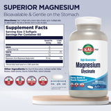KAL Magnesium Glycinate 440g side view showing capsule details