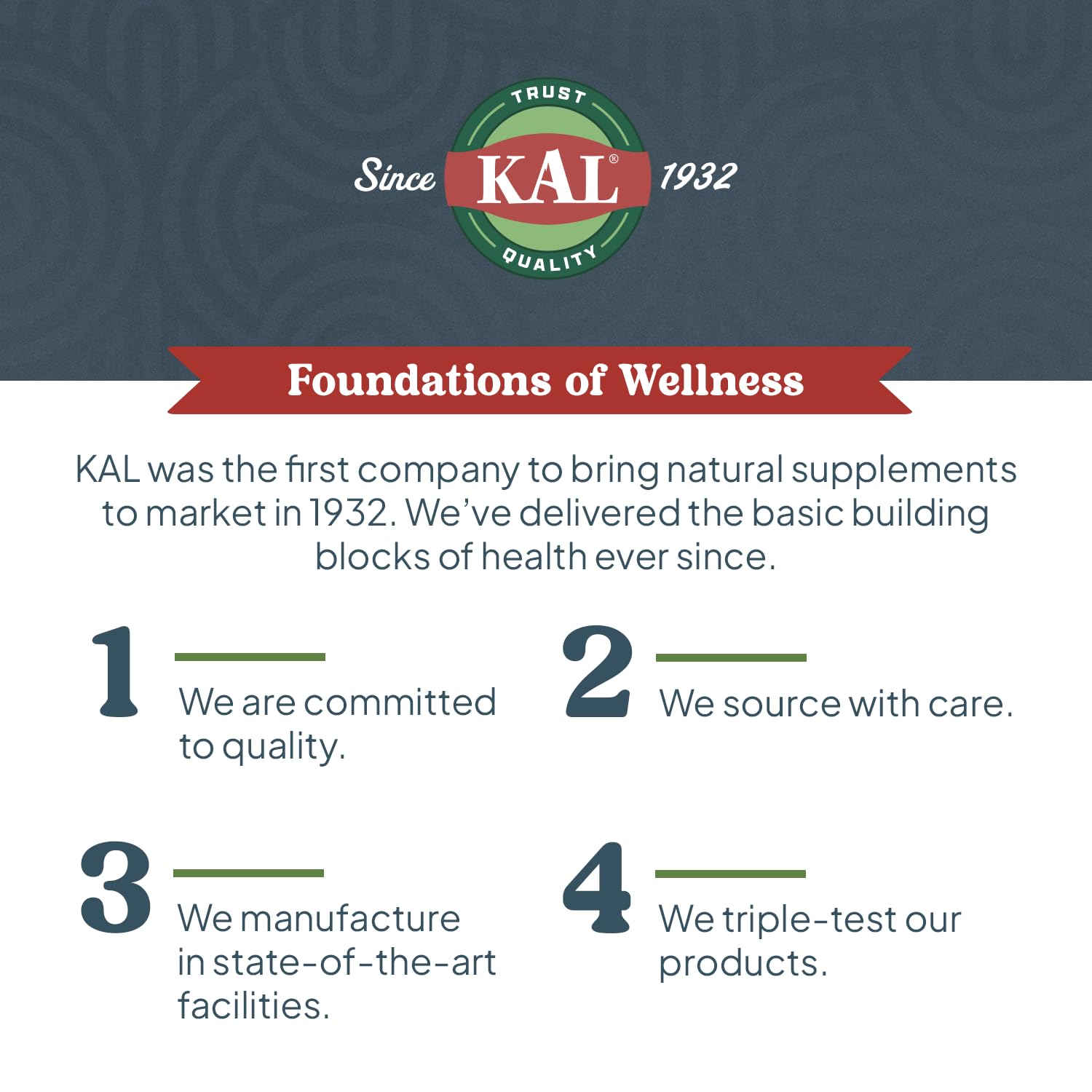 KAL Magnesium Glycinate Capsules 60g eco-friendly packaging
