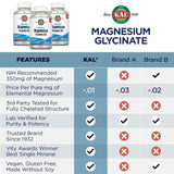 KAL Magnesium Glycinate Supplement 286g with BioPerine close-up