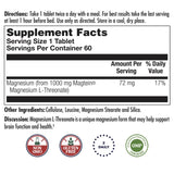KAL Magnesium L-Threonate 2000mg supplement side view