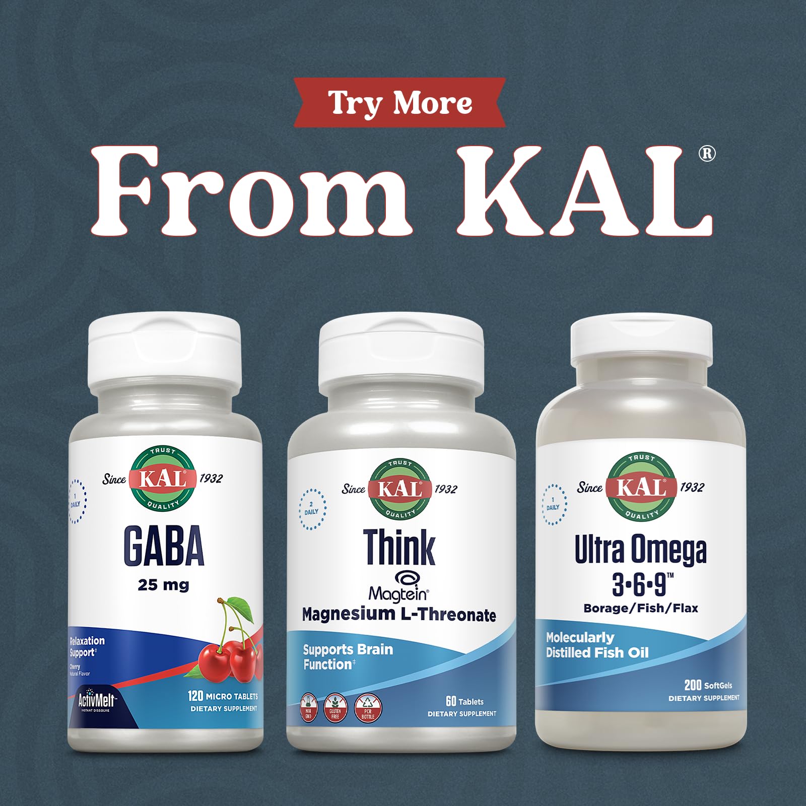 KAL Magnesium L-Threonate supplement with eco-friendly packaging