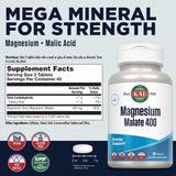 KAL Magnesium Malate 400mg Supplement side view