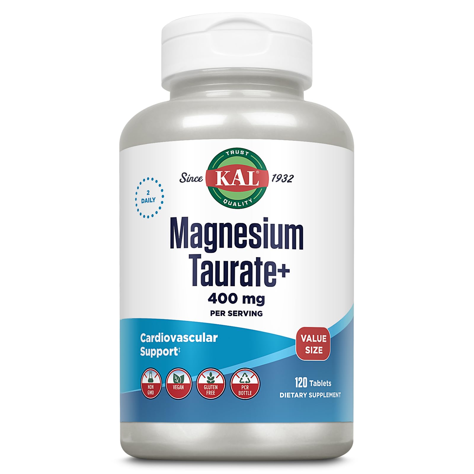 KAL Magnesium Taurate Complex Plus 180g front view