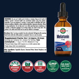 KAL Melatonin 3mg Drops packaging with raspberry flavour