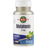 KAL Melatonin 5mg sleep aid micro tablets in packaging