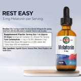 KAL Melatonin DropIns 1.85 Fl Oz size comparison