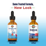 KAL Melatonin DropIns bottle with natural raspberry flavour