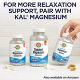 KAL Melatonin Supplement 3mg tablets on a table