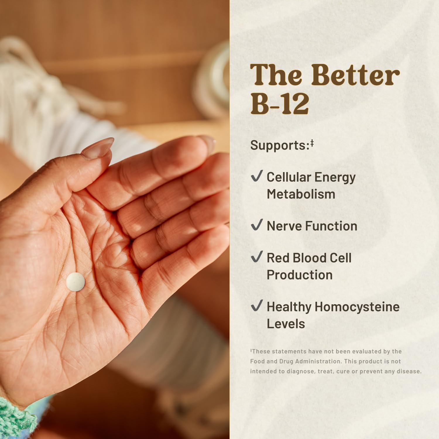 KAL Methyl B12 ActivMelts raspberry flavour micro tablet close-up
