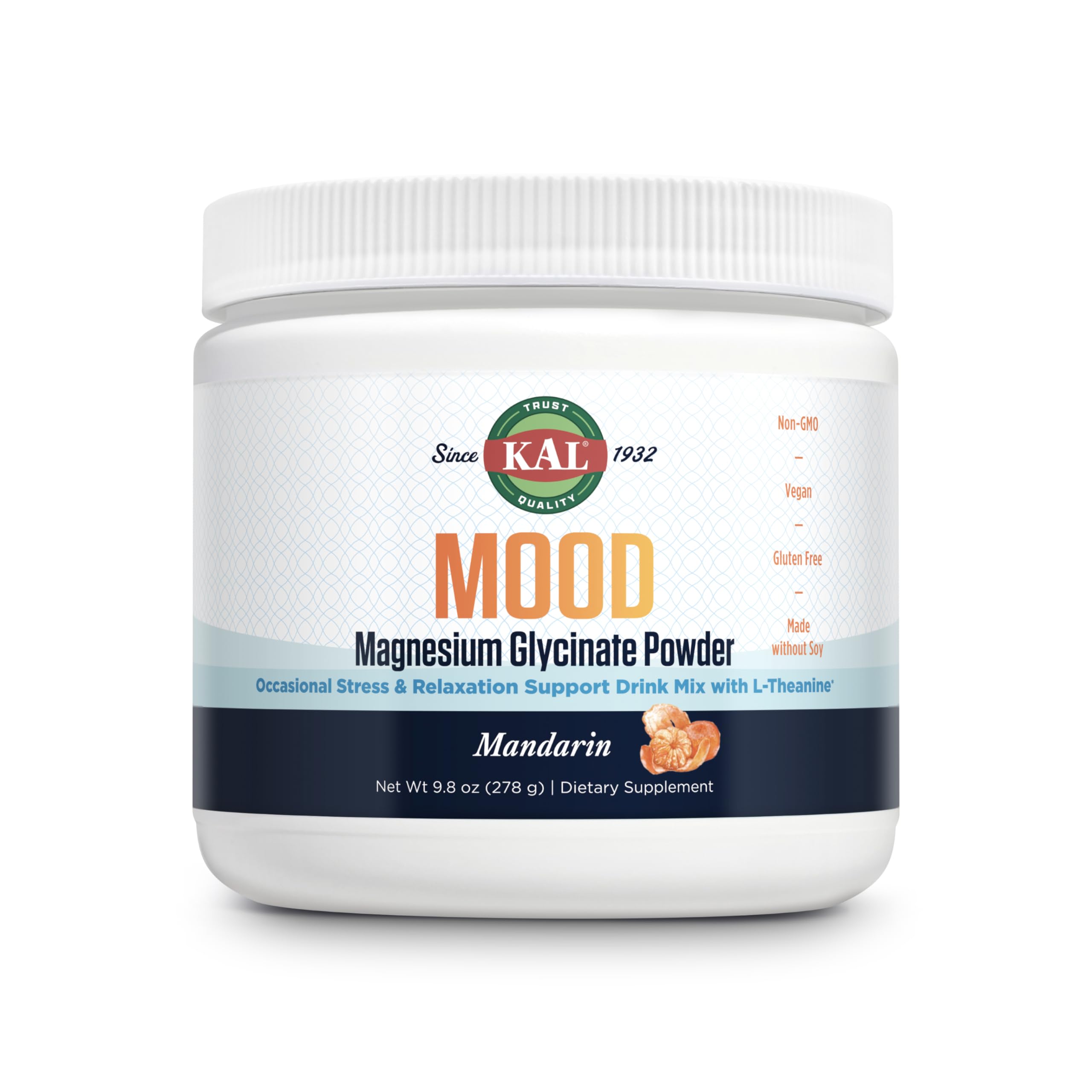 KAL Mood Magnesium Powder 340g front view