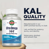 KAL Omega 3-6-9 Fish Oil Capsules close-up of capsules