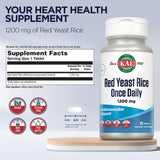 KAL Red Yeast Rice Supplement bottle side view