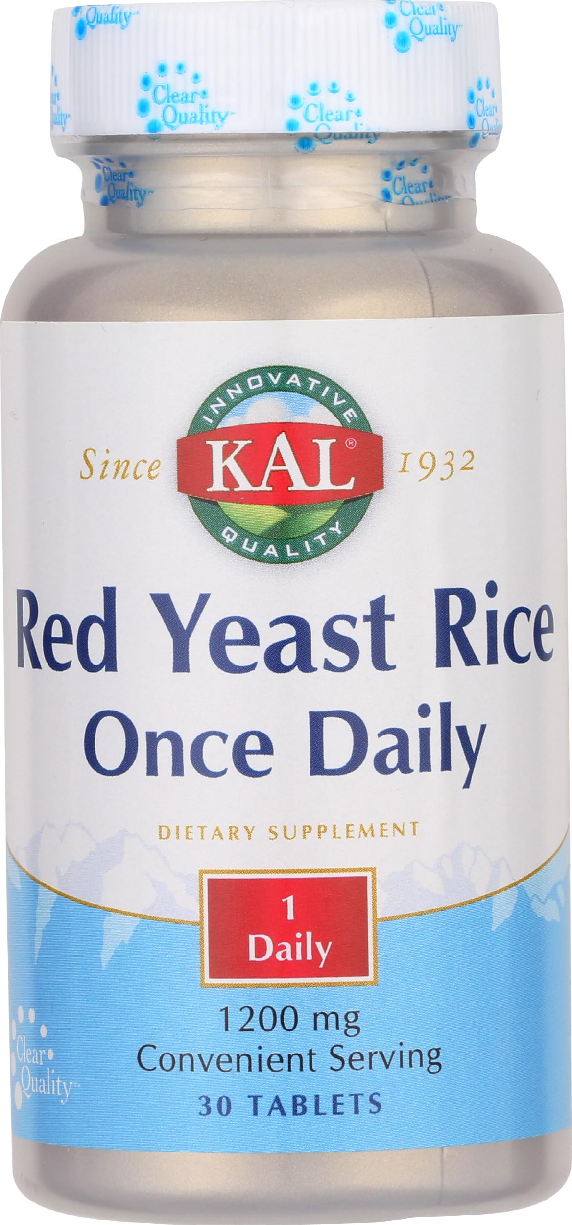 KAL Red Yeast Rice Supplement capsule detail