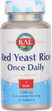 KAL Red Yeast Rice Supplement capsule detail