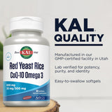 KAL Red Yeast Rice Supplement ingredients list