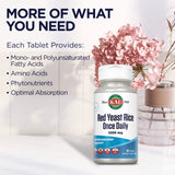 KAL Red Yeast Rice Supplement lifestyle image with meal