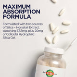 KAL Silica Plus Supplement vegan label