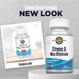 KAL Stress B Mag Glycinate B-Complex capsules close-up