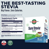 KAL Sure Stevia Plus Monkfruit packets back view