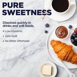 KAL Sure Stevia Plus Monkfruit packets opened with single-serve