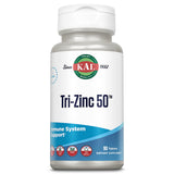 KAL Tri Zinc Supplement 50mg bottle front view