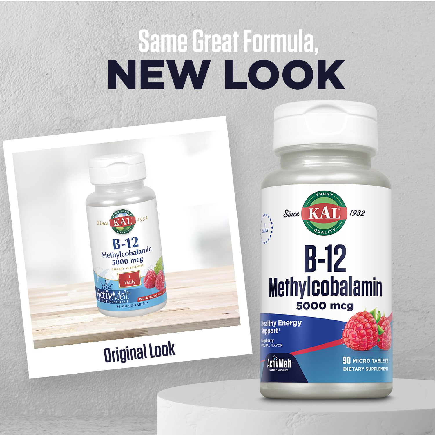KAL Vitamin B-12 ActivMelt packaging side view