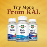 KAL Vitamin B12 Methylcobalamin ActivMelt Tablets close-up of tablets