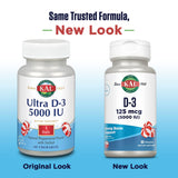 KAL Vitamin D-3 Chewables 125mcg packaging side view