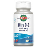 KAL Vitamin D3 10,000 IU Softgels front view