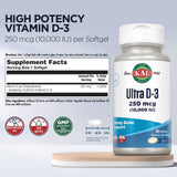 KAL Vitamin D3 Softgels close-up of softgel