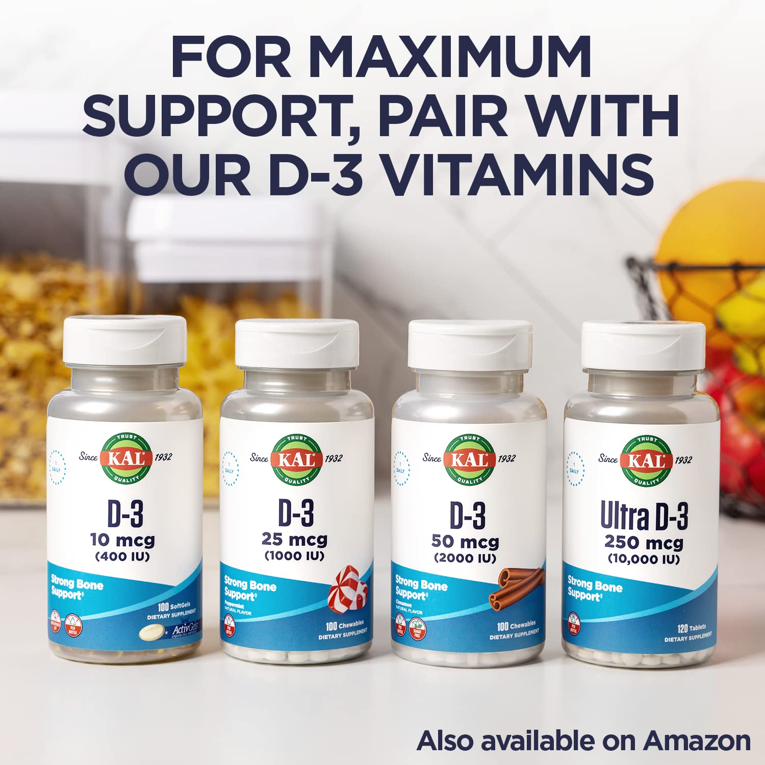 KAL Vitamin K2 MK7 ActivMelt Tablets lifestyle scene