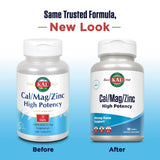 KAL Zinc Supplement 198g side view showing tablet size