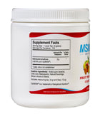 KALA HEALTH MSMPure MSM Supplement 454g back view showing ingredients