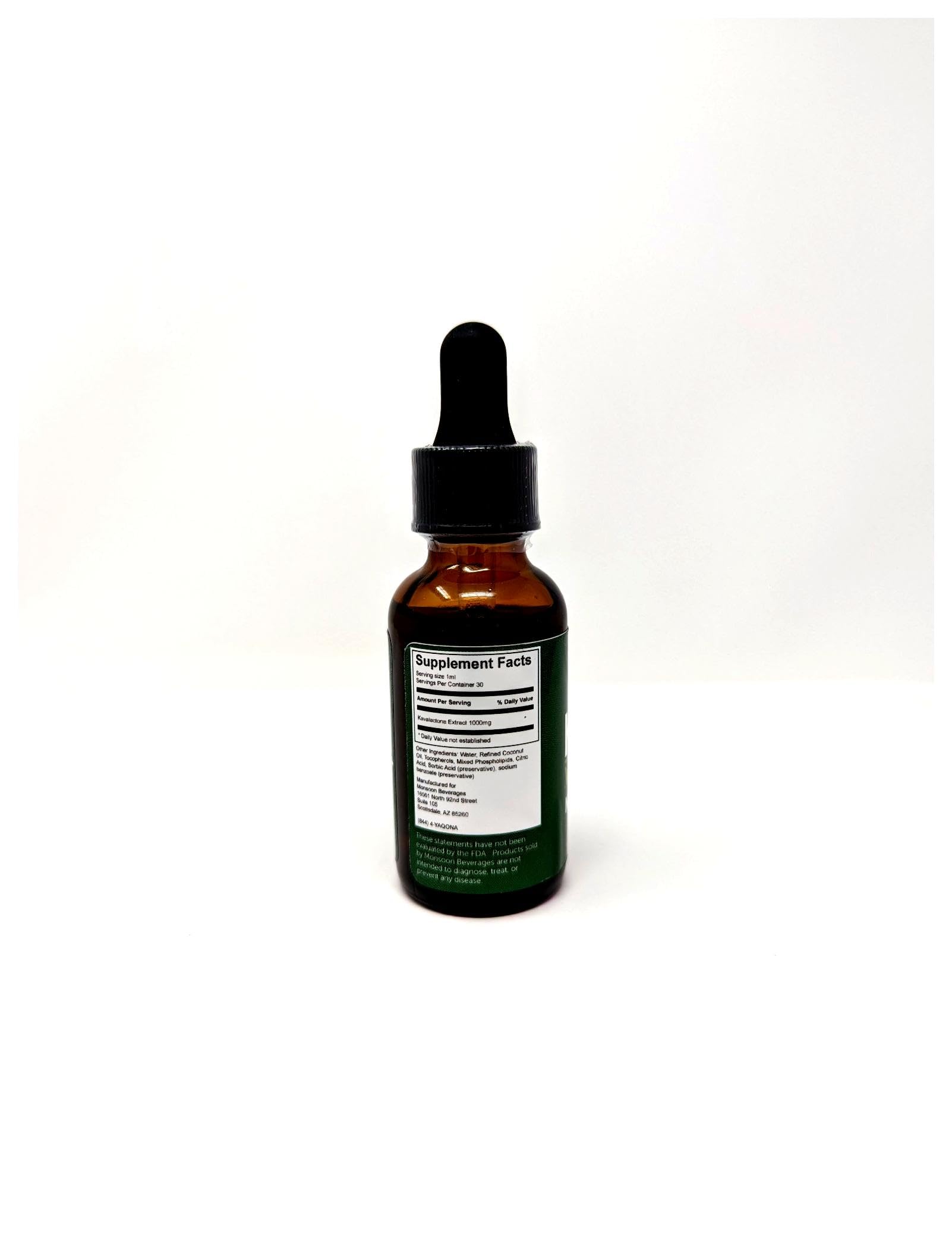 KALM Kava Kava Supplement 100g side view
