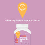 Kalos and Splendor Evening Primrose Oil 500mg capsules opened bottle