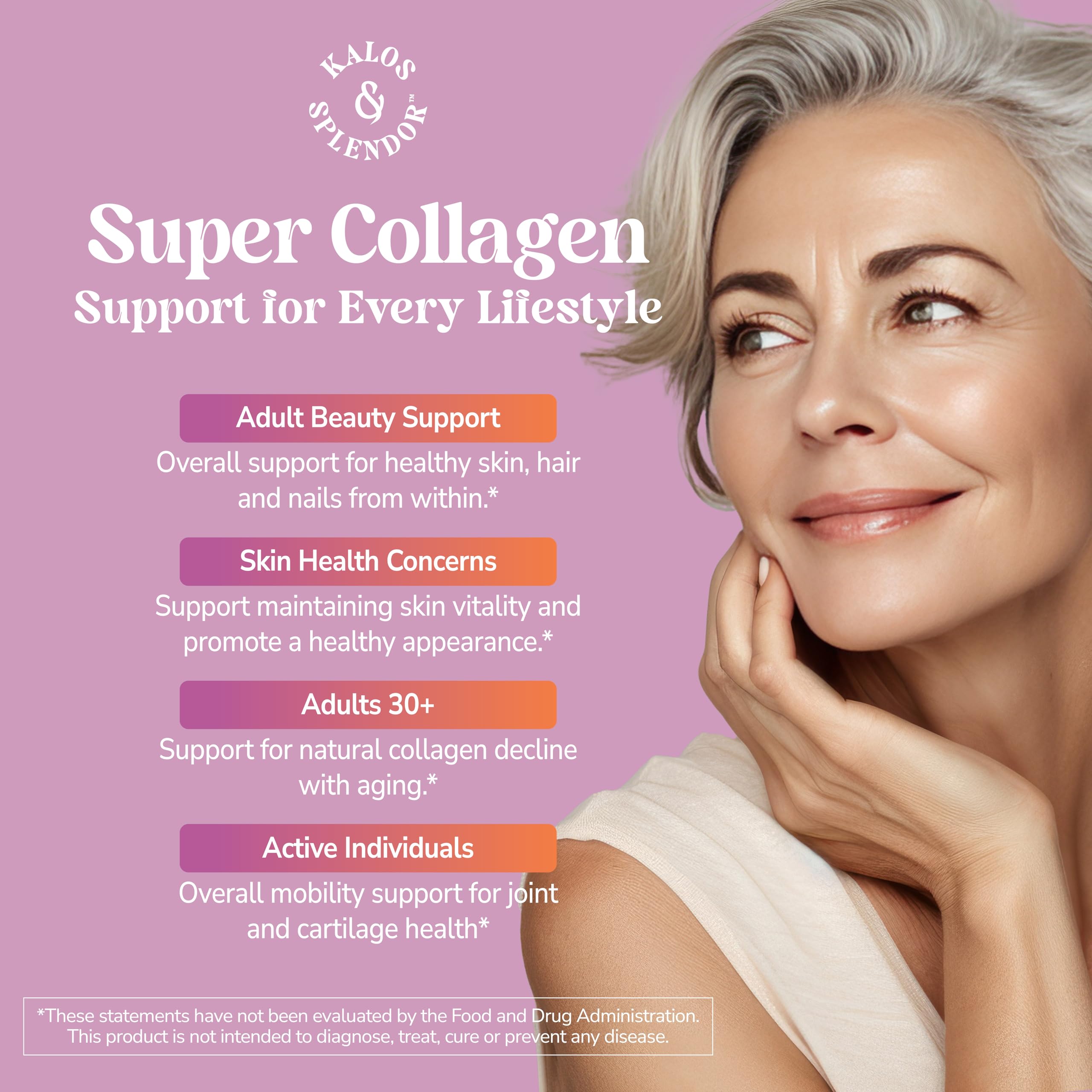 Kalos and Splendor Super Collagen Plus Vitamin C ingredients list