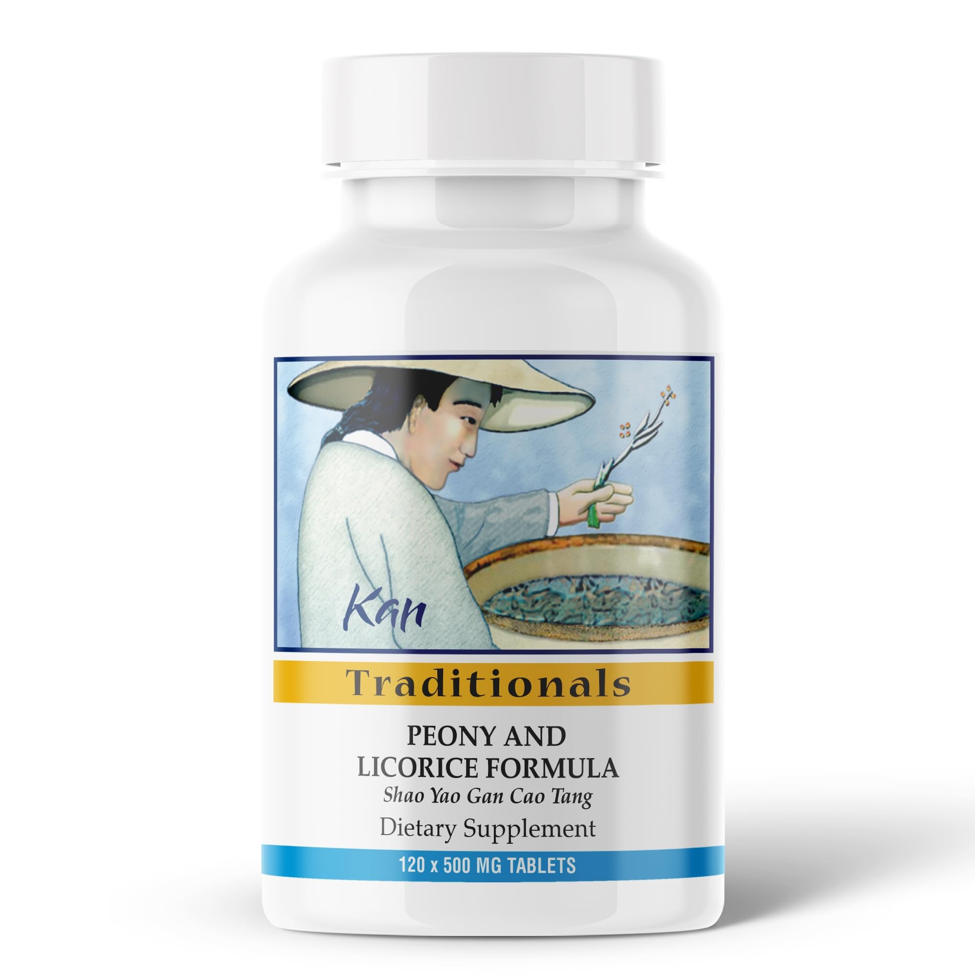 Kan Herbs Licorice Root Supplement 120 Tablets front view