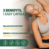 Kanna 6-in-1 Herbal Supplement Capsules side view