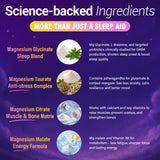Kaourso Sleep Gummies packaging with nutritional information